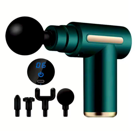 Fascial Massage Gun Electric Percussion Pistol Massager Body Neck Back Deep Tissue Muscle Relaxation Fitness Tool For Shoulder