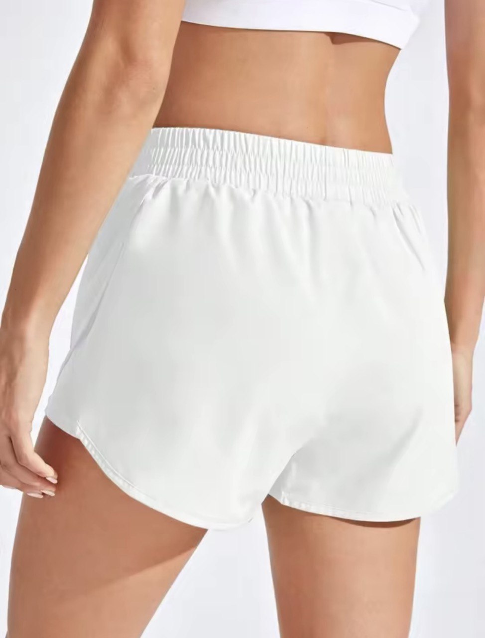 Yoga Shorts Women Fitness Elastic Running Workout Short Leggings For Ladies