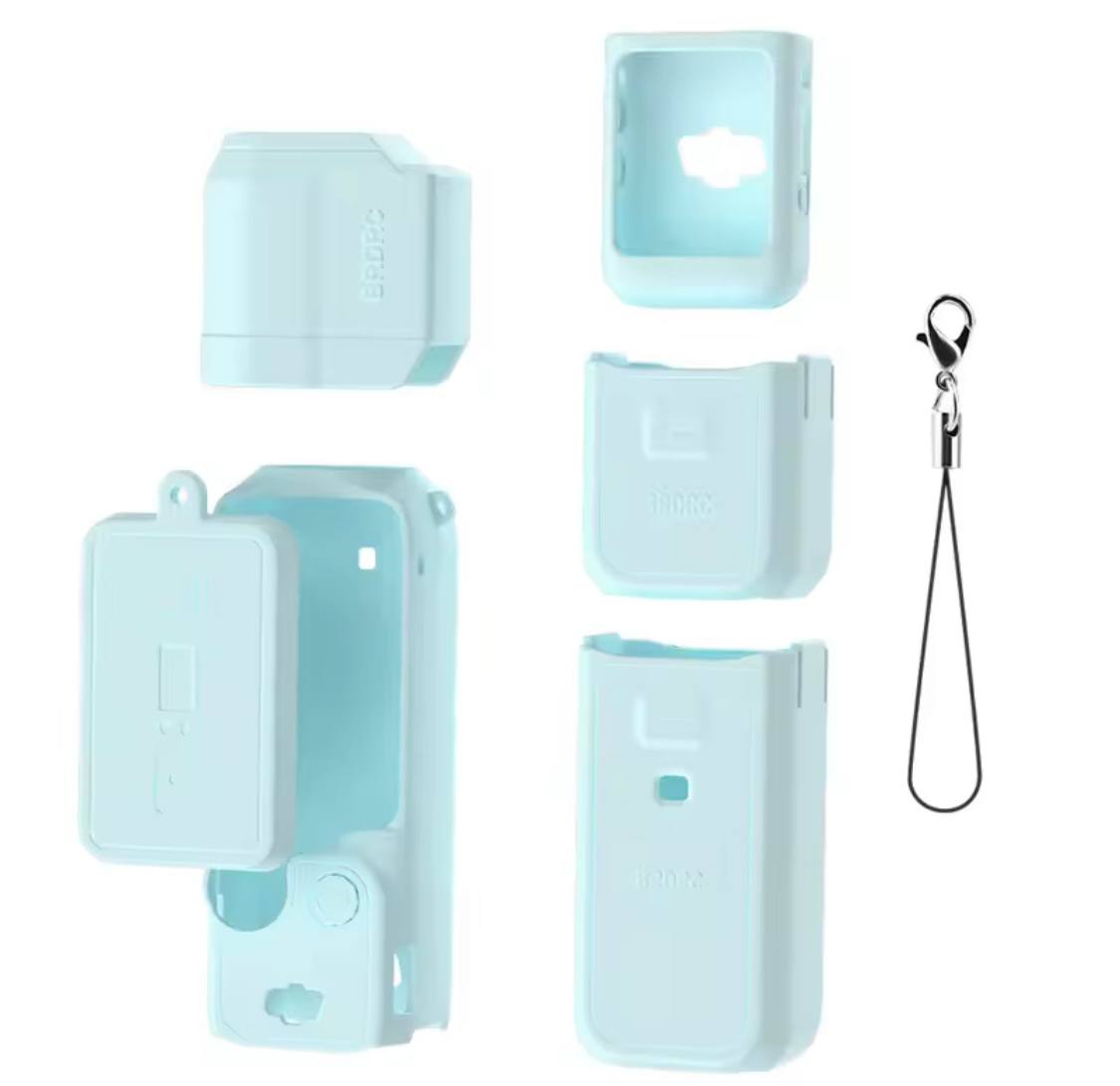 Case for DJI OSMO Pocket 3 Silicone Protective Cover Anti-Scratch Lens Cap Protector for Pocket3 Case Camera Shell Accessories