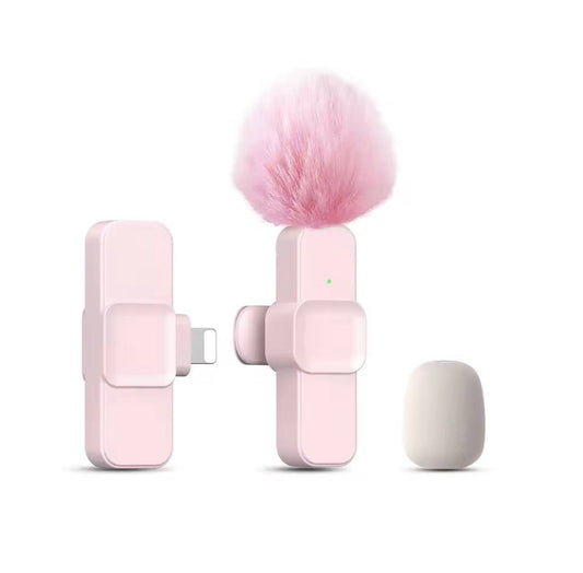 Portable Wireless Lavalier Microphone for Live Streaming/YouTube/TikTok/Facebook Live Noise Reduction Mic For iPhone/Android