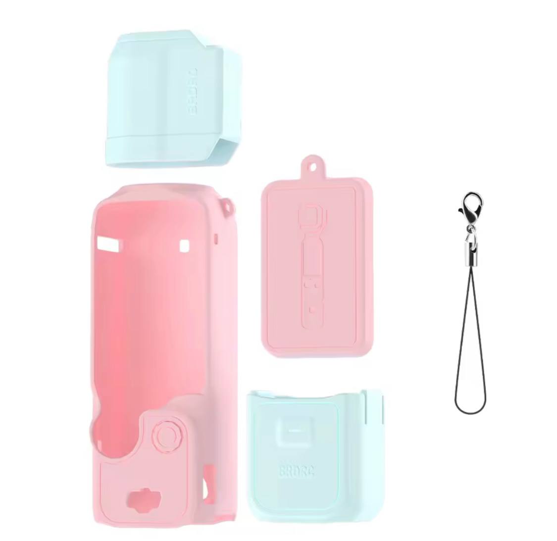 Case for DJI OSMO Pocket 3 Silicone Protective Cover Anti-Scratch Lens Cap Protector for Pocket3 Case Camera Shell Accessories
