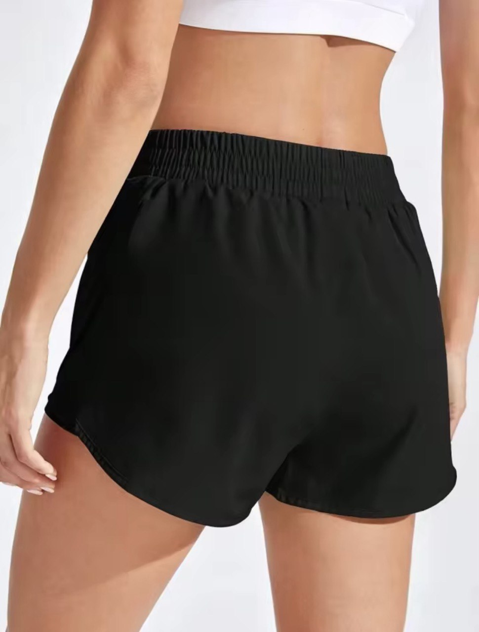 Yoga Shorts Women Fitness Elastic Running Workout Short Leggings For Ladies