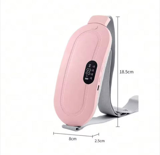 Electric Menstrual Spasm Massager Vibrator Heating Belt Suitable For Relieving Menstrual Discomfort, Keeping Waist And heating