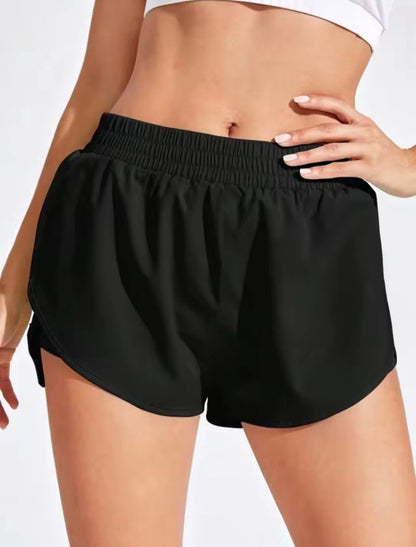 Yoga Shorts Women Fitness Elastic Running Workout Short Leggings For Ladies