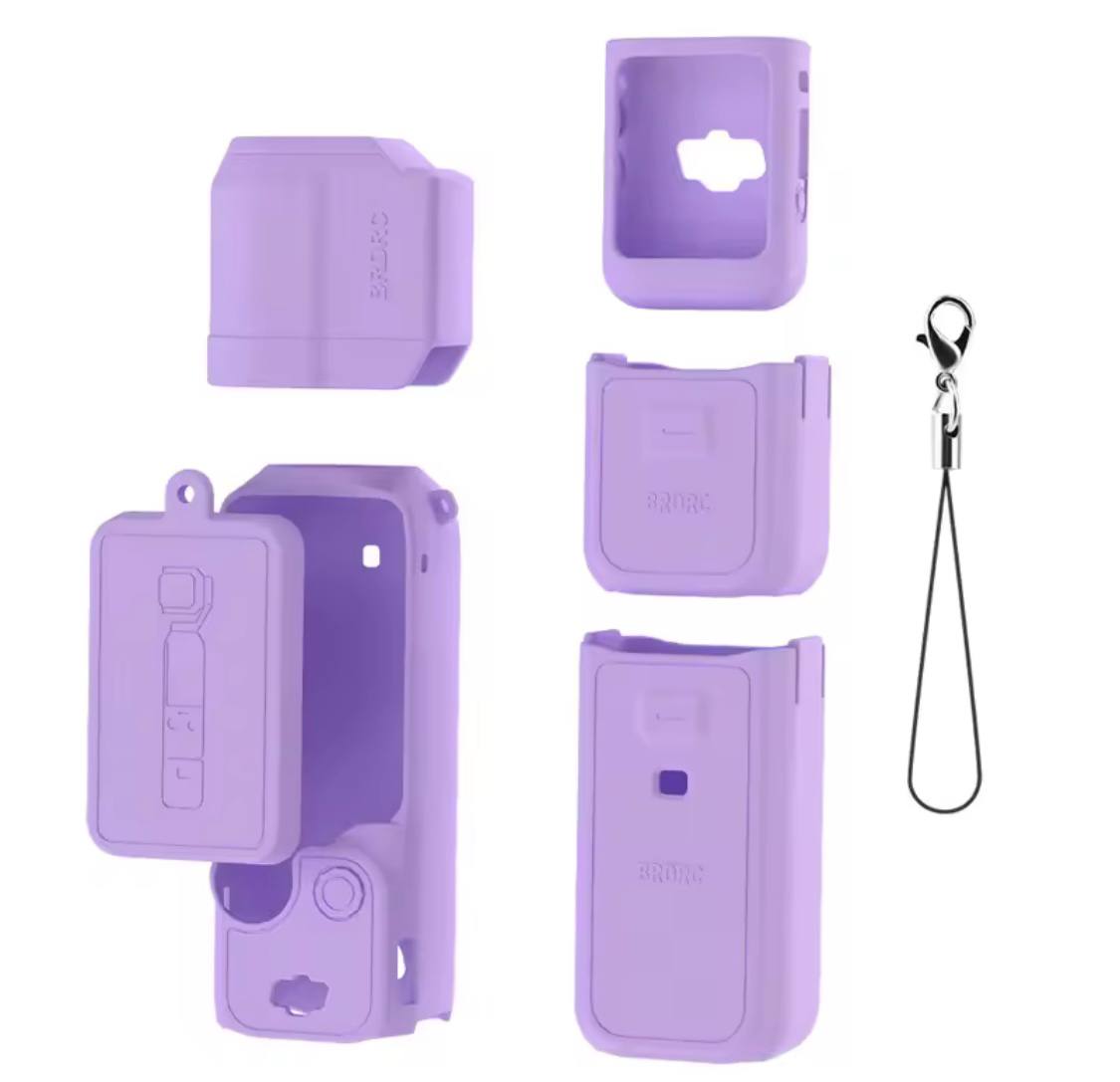 Case for DJI OSMO Pocket 3 Silicone Protective Cover Anti-Scratch Lens Cap Protector for Pocket3 Case Camera Shell Accessories